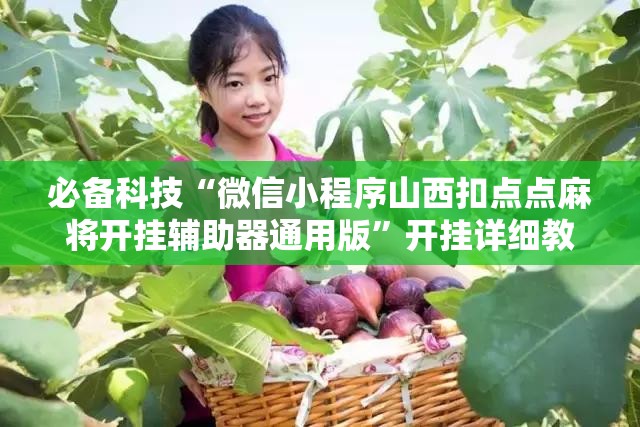 必备科技“微信小程序山西扣点点麻将开挂辅助器通用版”开挂详细教程