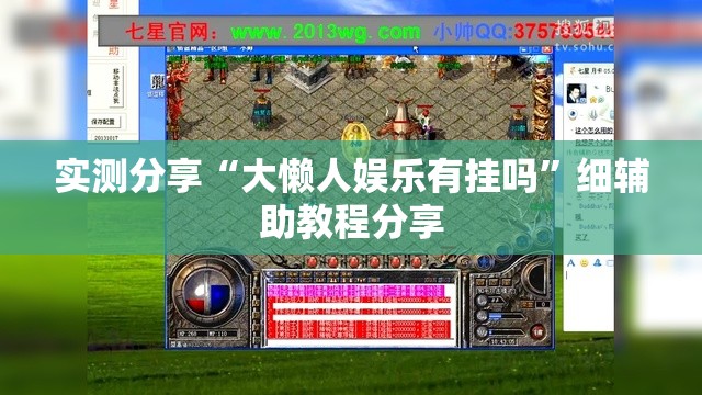 实测分享“大懒人娱乐有挂吗”细辅助教程分享