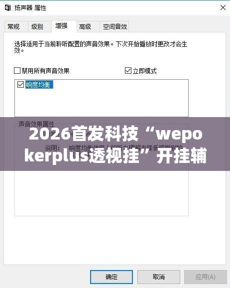 2026首发科技“wepokerplus透视挂”开挂辅助脚本+详细开挂安装教程